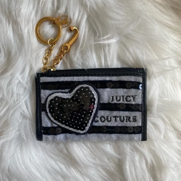 Juicy couture velour coin purse - Picture 2 of 4